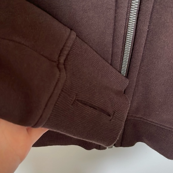 Lululemon Scuba Full Zip Espresso - Picture 5 of 6